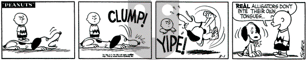 Peanuts on Thursday March 1, 1956 Comic Strip
