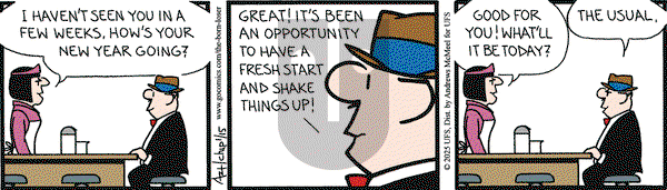 The Born Loser on Wednesday January 15, 2025 Comic Strip