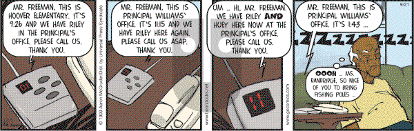 The Boondocks - Thursday September 21, 2006 Comic Strip