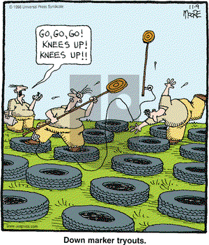In the Bleachers on Monday November 9, 1998 Comic Strip