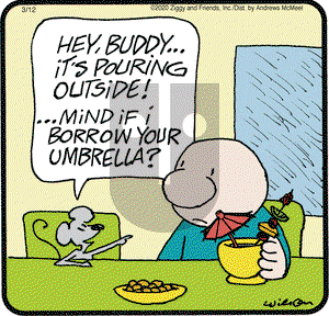 Ziggy on Thursday March 12, 2020 Comic Strip