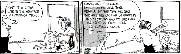 The Buckets on Friday September 30, 2005 Comic Strip