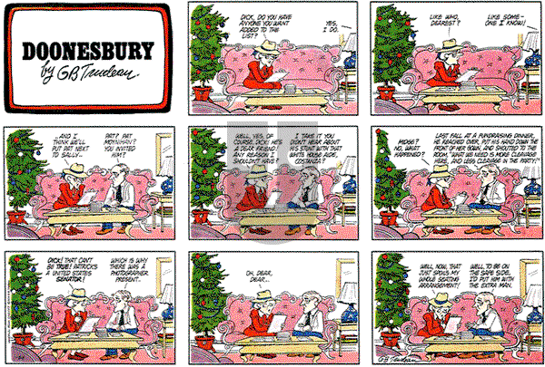 Doonesbury on Sunday January 1, 1978 Comic Strip