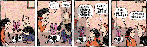 Pooch Cafe on Monday January 23, 2012 Comic Strip