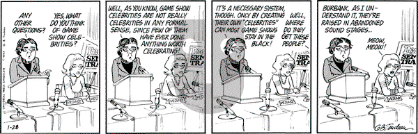 Doonesbury on Friday January 28, 1977 Comic Strip