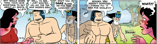 Alley Oop on Saturday October 10, 2009 Comic Strip