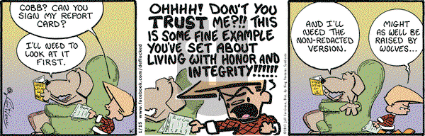 DeFlocked on Tuesday January 15, 2013 Comic Strip