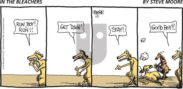 In the Bleachers on Sunday June 5, 2011 Comic Strip