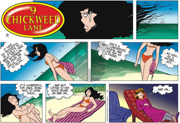 9 Chickweed Lane on Sunday July 1, 2001 Comic Strip