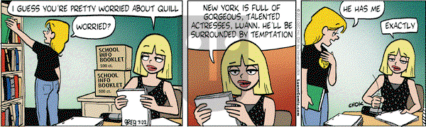 Luann on Wednesday July 22, 2015 Comic Strip