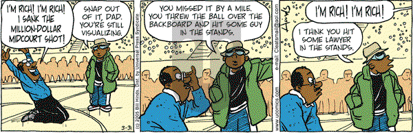 Cleats on Thursday March 31, 2005 Comic Strip