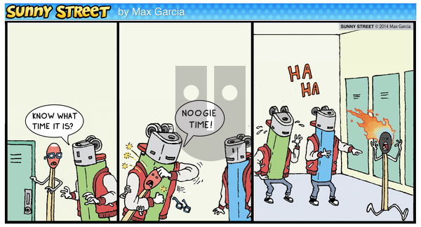 Sunny Street on Friday February 28, 2014 Comic Strip