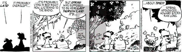 Over the Hedge on Monday March 24, 1997 Comic Strip