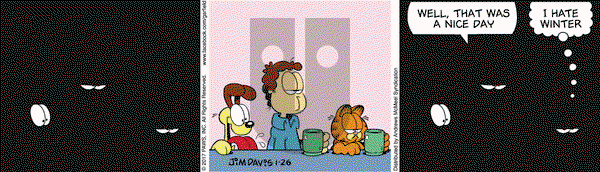 Garfield on Thursday January 26, 2017 Comic Strip