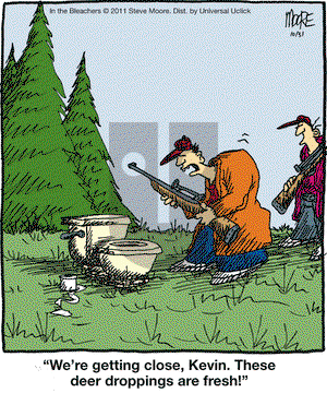 In the Bleachers on Monday October 31, 2011 Comic Strip
