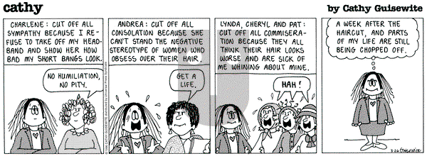 Cathy Classics on Tuesday March 26, 1996 Comic Strip