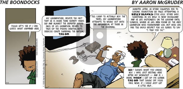 The Boondocks on Sunday September 5, 1999 Comic Strip