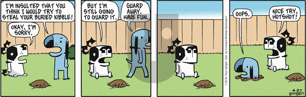 Pooch Cafe on Friday April 27, 2018 Comic Strip