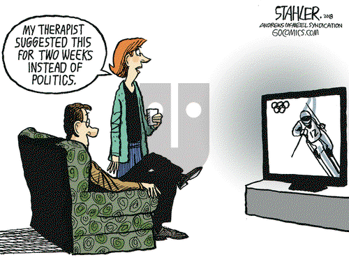 Jeff Stahler on Friday February 9, 2018 Comic Strip
