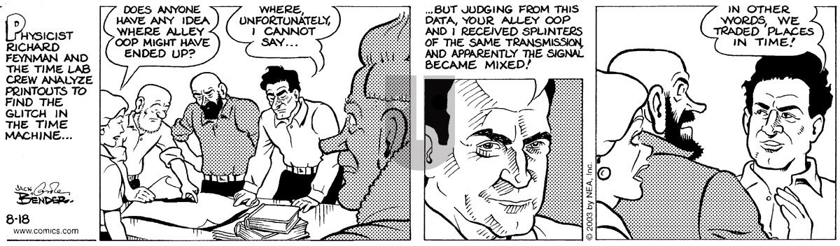 Alley Oop - Monday August 18, 2003 Comic Strip