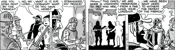Alley Oop on Wednesday November 5, 1997 Comic Strip