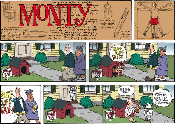 Monty on Sunday August 18, 2013 Comic Strip