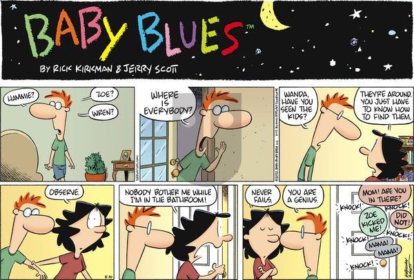 Baby Blues on Sunday August 30, 2020 Comic Strip