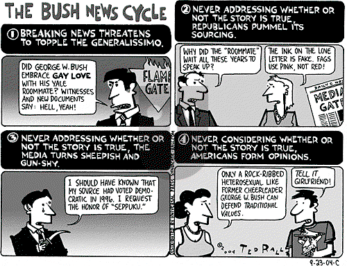 Ted Rall on Monday September 27, 2004 Comic Strip