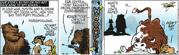 Over the Hedge on Thursday December 11, 2025 Comic Strip