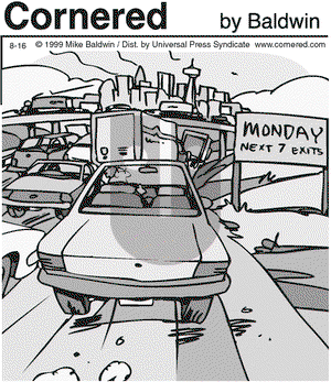 Cornered on Wednesday March 7, 2001 Comic Strip
