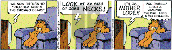 Garfield on Friday October 30, 2009 Comic Strip