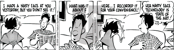 Rose is Rose - Tuesday April 25, 2000 Comic Strip