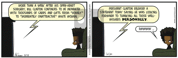 The Boondocks on Saturday September 18, 2004 Comic Strip