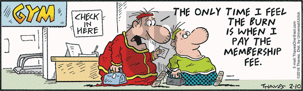 Frank and Ernest on Wednesday February 10, 2016 Comic Strip
