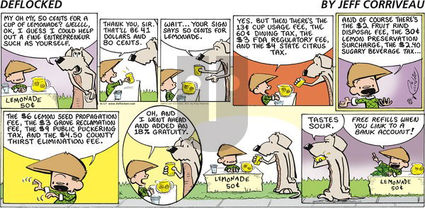 DeFlocked on Sunday August 17, 2014 Comic Strip