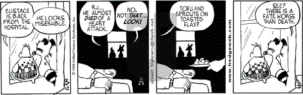 Over the Hedge on Monday November 23, 1998 Comic Strip