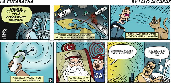 La Cucaracha on Sunday March 14, 2021 Comic Strip