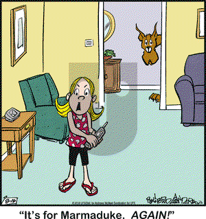 Marmaduke on Thursday August 16, 2018 Comic Strip