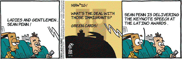La Cucaracha on Tuesday March 10, 2015 Comic Strip