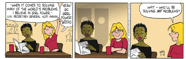 Luann on Monday July 19, 2004 Comic Strip