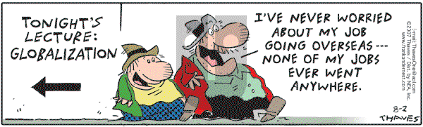 Frank and Ernest - Thursday August 2, 2007 Comic Strip
