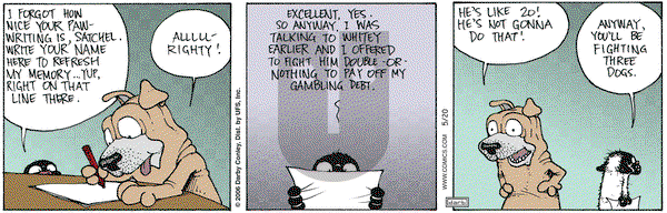 Get Fuzzy on Saturday May 20, 2006 Comic Strip