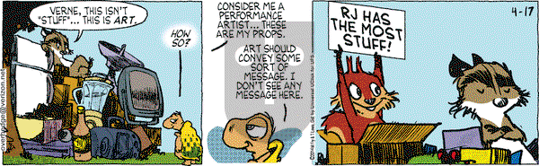 Over the Hedge on Thursday April 17, 2014 Comic Strip