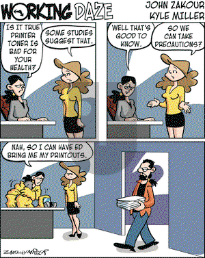 Working Daze on Tuesday September 25, 2007 Comic Strip