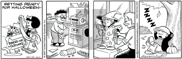 Nancy - Thursday October 25, 2007 Comic Strip