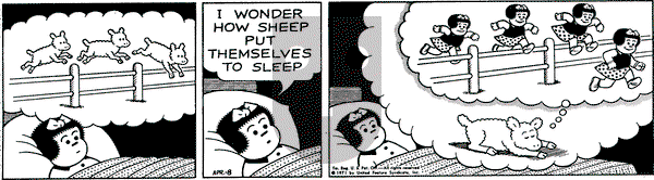 Nancy on Thursday April 8, 1971 Comic Strip