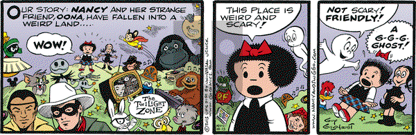 Nancy on Monday November 18, 2013 Comic Strip