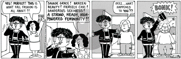 Cathy Classics on Saturday September 17, 1994 Comic Strip