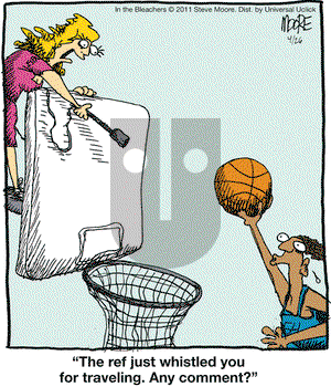 In the Bleachers on Tuesday April 26, 2011 Comic Strip