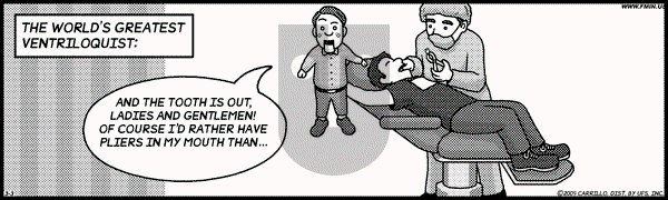 F Minus on Tuesday March 3, 2009 Comic Strip